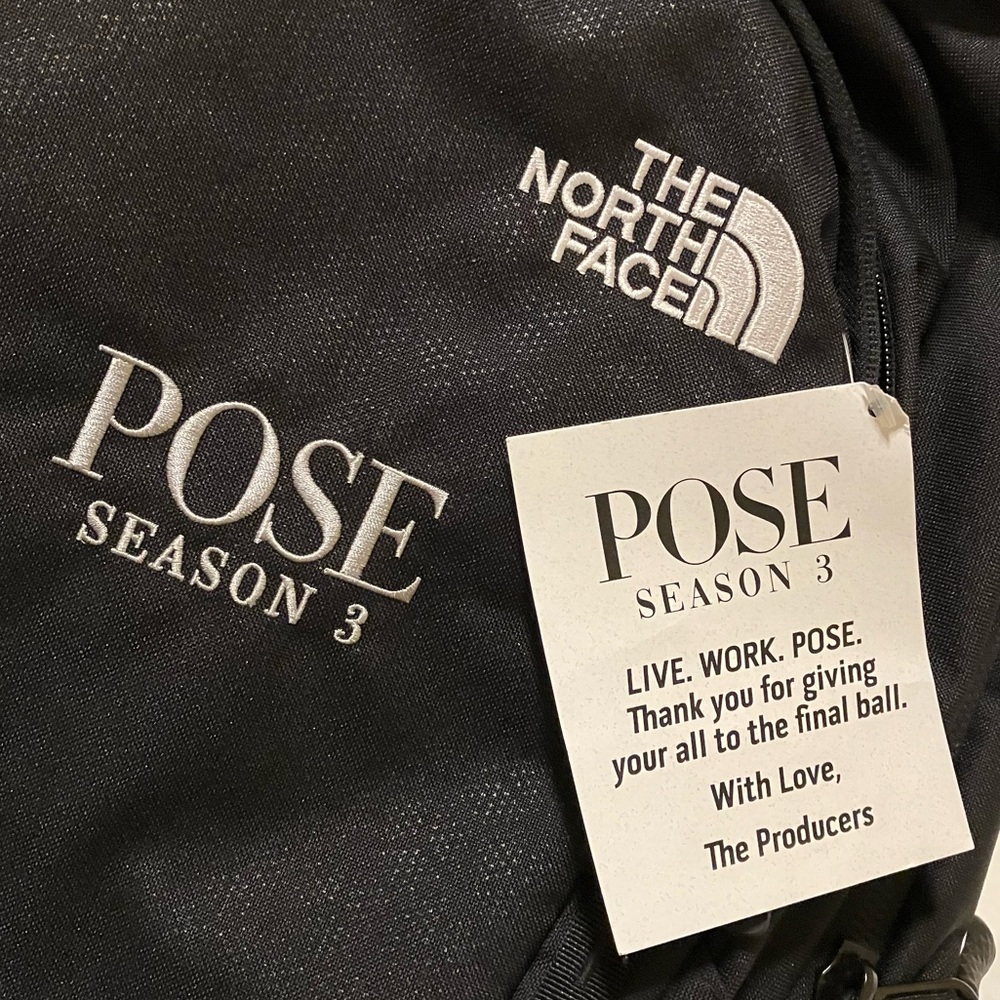 The North Face black laptop backpack, cast & crew gift from “Pose” Season 3 -NWT - Picture 3 of 11